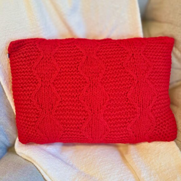 Hearth & Hand with Magnolia Cable Knit Sweater Pillow - Picture 1 of 3